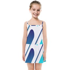 Abstract, Desenho, Flat, Google, Material Kids  Summer Sun Dress