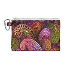 Paisley Pattern, Abstract Colorful, Texture Background, Hd Canvas Cosmetic Bag (medium)