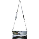 Canvas Oil Painting Two Peacock Mini Crossbody Handbag View1