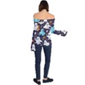 Ghost Pumpkin Scary Off Shoulder Long Sleeve Top View2