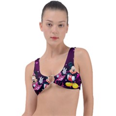 Cartoons, Disney, Mickey Mouse, Minnie Ring Detail Bikini Top