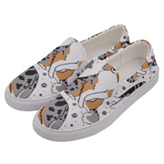 Australian Shepherd Dog T- Shirt Australian Shepherd Dog Illustration T- Shirt Men s Canvas Slip Ons by hizuto