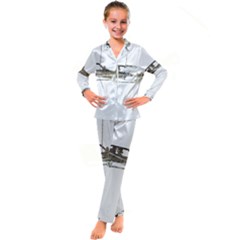 Vintage Rc Cars T- Shirt Vintage Modelcar Classic Rc Buggy Racing Cars Addict T- Shirt (1) Kids  Satin Long Sleeve Pajamas Set