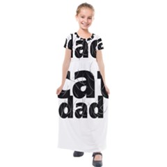 Cat Dad Gray Hair T- Shirt Cat Dad Gray Hair T- Shirt Yoga Reflexion Pose T- Shirtyoga Reflexion Pose T- Shirt Kids  Short Sleeve Maxi Dress by hizuto