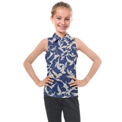 Bird Animal Animal Background Kids  Sleeveless Polo T-shirt