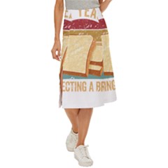Bread Baking T- Shirt Funny Bread Baking Baker My Yeast Expecting A Bread T- Shirt Midi Panel Skirt