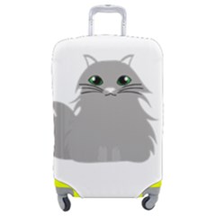 Persian Cat T-shirtwhite Look Calm Persian Cat 09 T-shirt (1) Luggage Cover (medium) by EnriqueJohnson