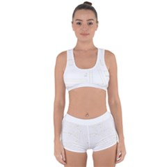 Abstract T- Shirt Model 31 T- Shirt Racerback Boyleg Bikini Set