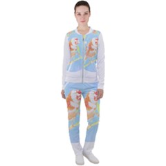 Birds Illustration T- Shirtbird T- Shirt (1) Casual Jacket And Pants Set