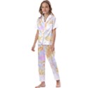 Hawaii T- Shirt Hawaii Bail Pattern T- Shirt Kids  Satin Short Sleeve Pajamas Set View1