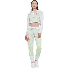 Hawaii T- Shirt Hawaii Flora Garden T- Shirt Cropped Zip Up Lounge Set by EnriqueJohnson