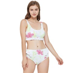 Hawaii T- Shirt Hawaii Mahalo Trend T- Shirt Frilly Bikini Set