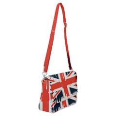 Union Jack England Uk United Kingdom London Shoulder Bag With Back Zipper by uniart180623