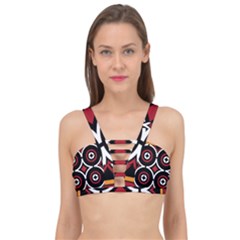 Toraja Pattern Ne limbongan Cage Up Bikini Top