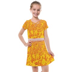 Beer Alcohol Drink Drinks Kids  Cross Web Dress by Ket1n9