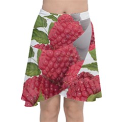 Fruit-healthy-vitamin-vegan Chiffon Wrap Front Skirt by Ket1n9