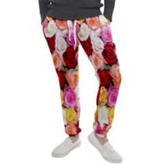 Rose Color Beautiful Flowers Men s Jogger Sweatpants by Ket1n9