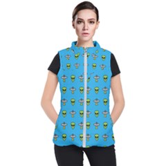 Alien Pattern Women s Puffer Vest by Ket1n9