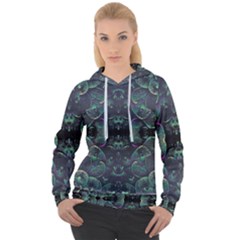 Background Pattern Mushrooms Women s Overhead Hoodie by Ravend
