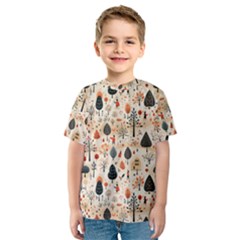 Pattern Seamless Kids  Sport Mesh T-shirt