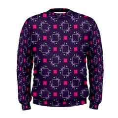 Geometric Pattern Retro Style Background Men s Sweatshirt by Vaneshop
