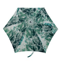 Blue Ocean Waves Mini Folding Umbrellas by Jack14