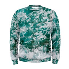 Blue Ocean Waves 2 Men s Sweatshirt by Jack14