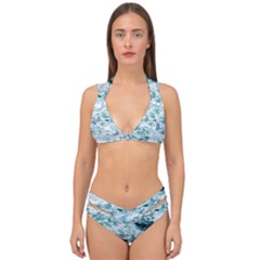 Ocean Wave Double Strap Halter Bikini Set by Jack14