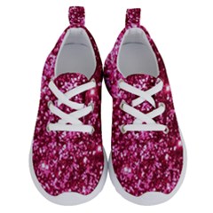 Pink Glitter Running Shoes