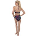 Vintage Flash Tattoos Designs Seamless Pattern Plunging Cut Out Swimsuit View2
