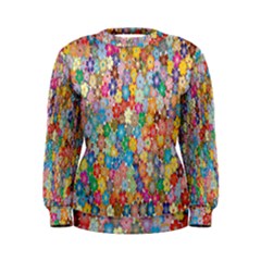 Retro Ethnic Background Pattern Vector Women s Sweatshirt by Amaryn4rt