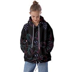Easter-bunny-hare-rabbit-animal Kids  Oversized Hoodie