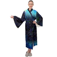 Abstract Background Template Maxi Velvet Kimono by Pakjumat
