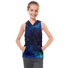 Abstract Background Template Kids  Sleeveless Hoodie