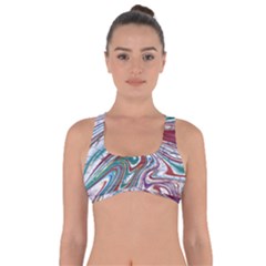 Abstract Background Ornamental Got No Strings Sports Bra