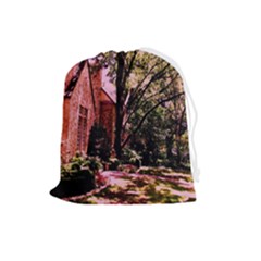 Hot Day In  Dallas-6 Drawstring Pouch (large)