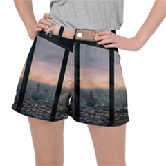 Shibuyasky Shibuya Tokyo Japan Women s Ripstop Shorts by Sarkoni