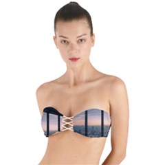 Shibuyasky Shibuya Tokyo Japan Twist Bandeau Bikini Top by Sarkoni
