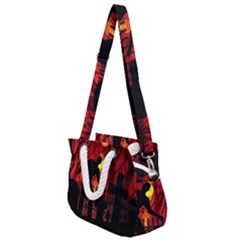 Horror Zombie Ghosts Creepy Rope Handles Shoulder Strap Bag by Amaryn4rt