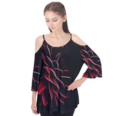 Pattern Design Abstract Background Flutter Sleeve T-shirt 