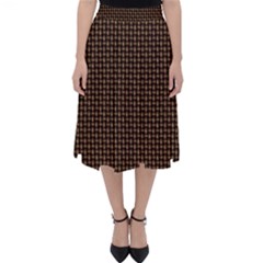 Fabric Pattern Texture Background Classic Midi Skirt by Amaryn4rt