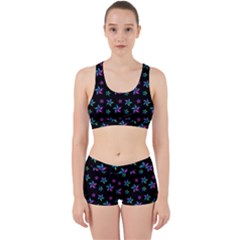 Stars Pattern Art Design Wallpaper Work It Out Gym Set by Ravend
