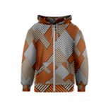 Abstract Pattern Line Art Design Decoration Kids  Zipper Hoodie