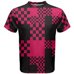 Cube Square Block Shape Creative Men s Cotton T-shirt by Amaryn4rt