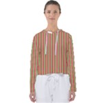 Pattern Background Red White Green Women s Slouchy Sweat