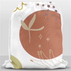 Abstract Pattern Art Drawing Drawstring Bag (large) by Ndabl3x