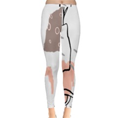 Abstract Art Design Pattern Inside Out Leggings