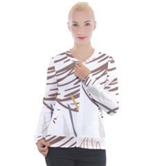 Abstract Hand Vine Lines Drawing Casual Zip Up Jacket by Ndabl3x