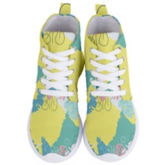 Plants Eaves Border Frame Women s Lightweight High Top Sneakers by Grandong