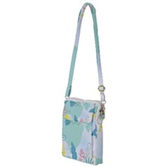 Plants Leaves Border Frame Multi Function Travel Bag by Grandong